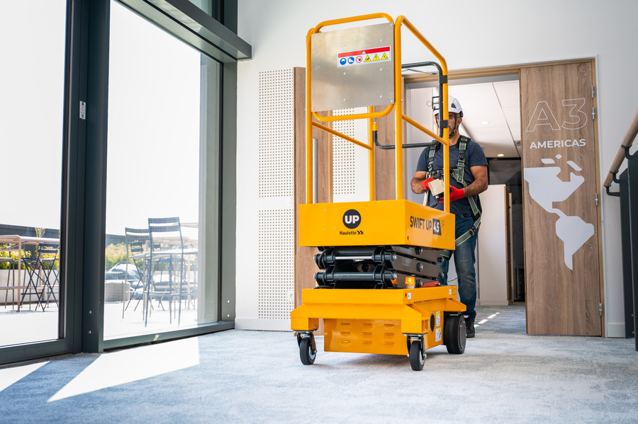 SWIFT UP : Nacelle compacte pour les espaces restreints en Isère et Rhône Alpes.
