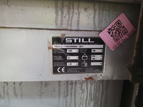 gerbeur &eacute;lectrique STILL EXV 12 2741