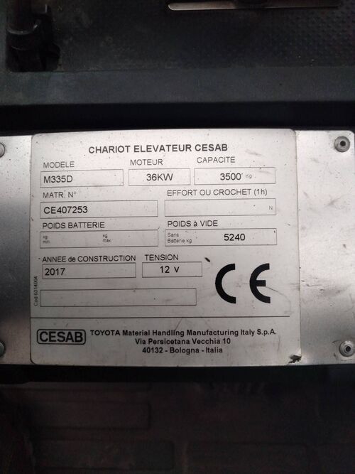 chariot élévateur diesel CESAB M335D 2401