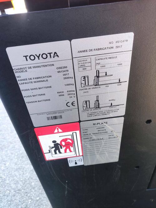 pr&eacute;parateur de commandes au sol BT OSE250 E000294