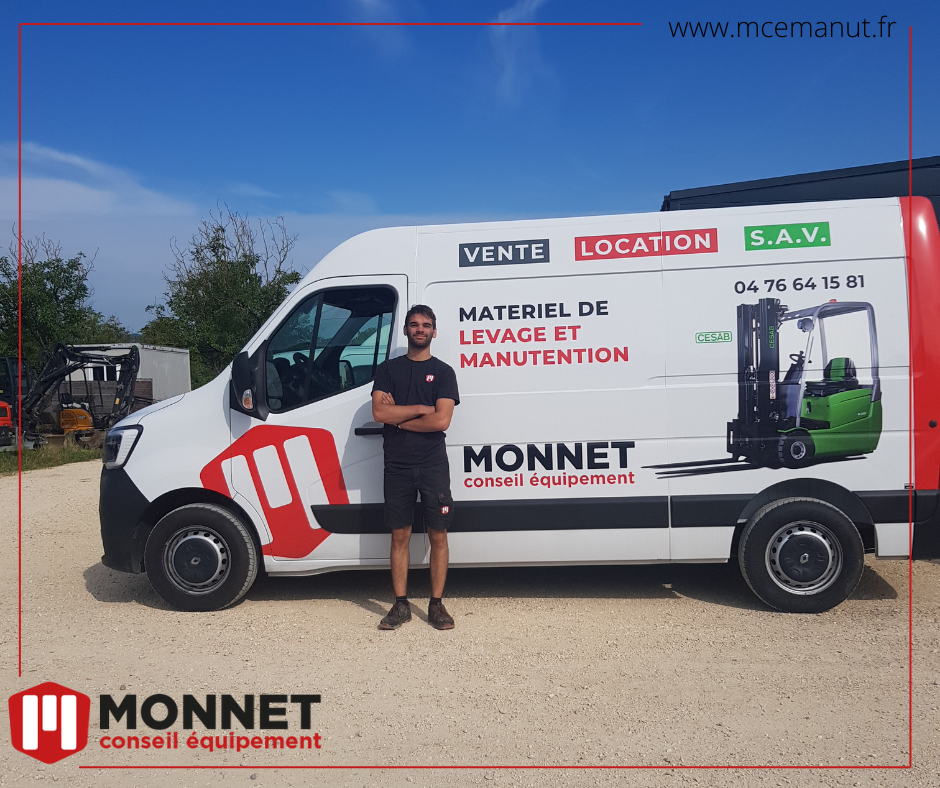 Axel, nouveau technicien itin&eacute;rant Monnet Conseil Equipement