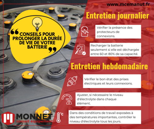 Conseils pour l'entretien de vos batteries !
