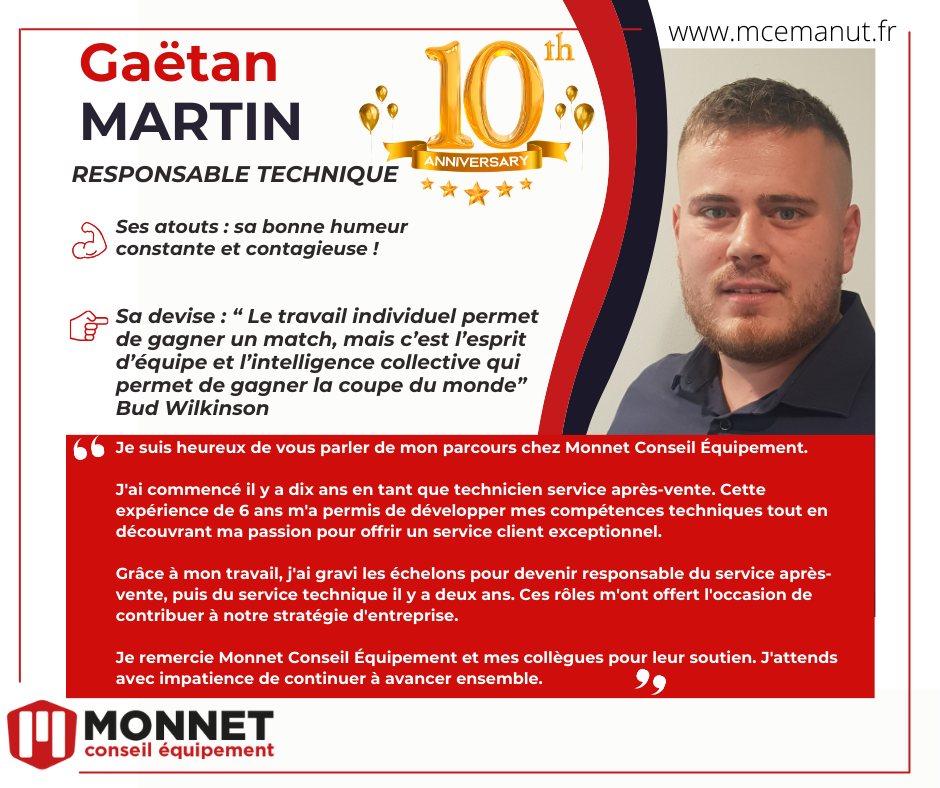 C&eacute;l&eacute;bration Sp&eacute;ciale chez Monnet Conseil Equipement