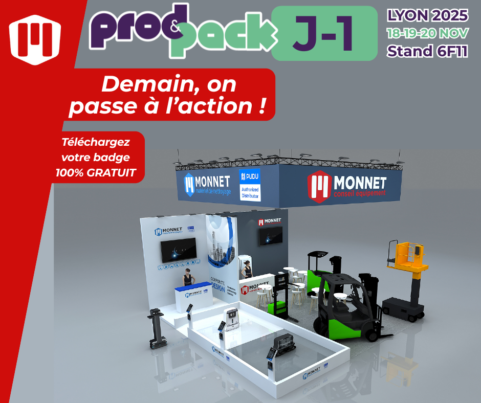 Monnet Conseil Equipement au Salon Prod&Pack 2025 : cap sur la performance !