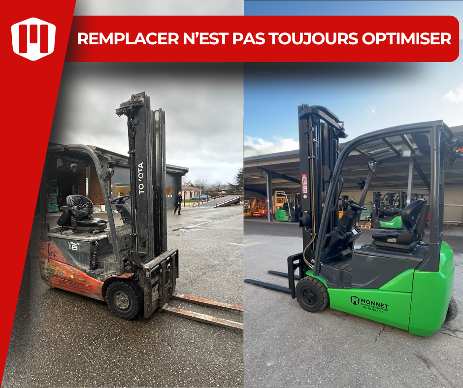 Reconditionnement de chariots &eacute;l&eacute;vateurs en Is&egrave;re : une alternative performante au neuf