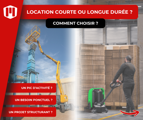 Location de mat&eacute;riel de manutention en Is&egrave;re : courte ou longue dur&eacute;e, comment choisir ?